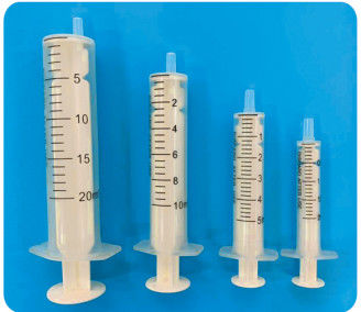 非ピロゲン一次注射器 2 パーツ ルアー スリップ 10 Ml 20 Ml 無針薬注射器