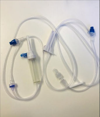 Admin Infusion Transfusion Set Sterile Customized Tube With Y Connector Needle