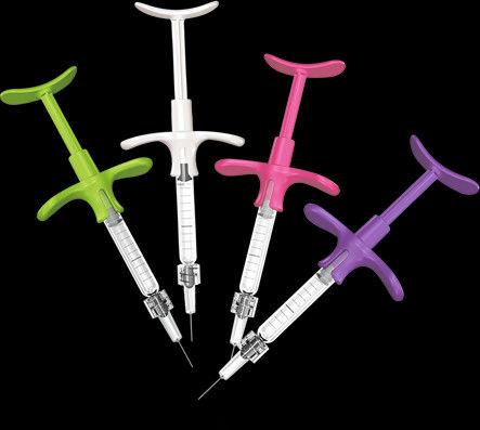 Hyaluronic酸の注入口の注入のための1ml Luerロックの化粧品の使い捨て可能な生殖不能のスポイト