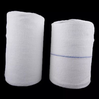 90cm x 100mの生殖不能の親水性の100%の綿の吸収剤の医学の綿ロール使い捨て可能な生殖不能のガーゼ ロール