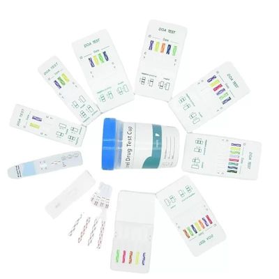 DOAの急速な乱用10のパネルの尿のすくいの即刻の薬物検査の乱用テスト ストリップ